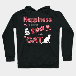 Happiness is a Cup of Tea and a Cat Hoodie